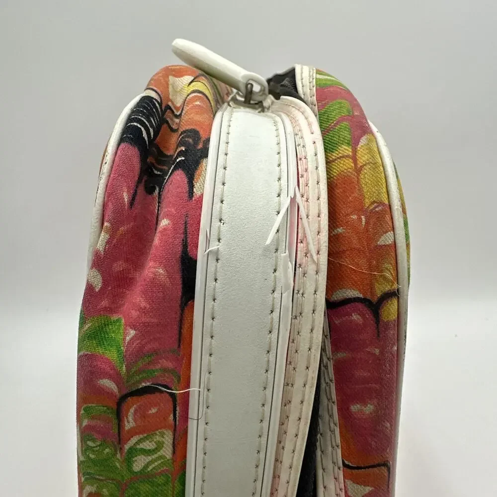 Vintage Colorful Geometric Groovy Suitcase 1960-70s MCM